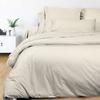 Cotton Duvet Cover 240x220 Cm PERCALE Ecru, by Soleil D'ocre