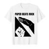 2025 Hot Selling Paper Beats Rock Meme T-Shirt Unisex Cotton Comfortable and Breathable Short-Sleeve Top