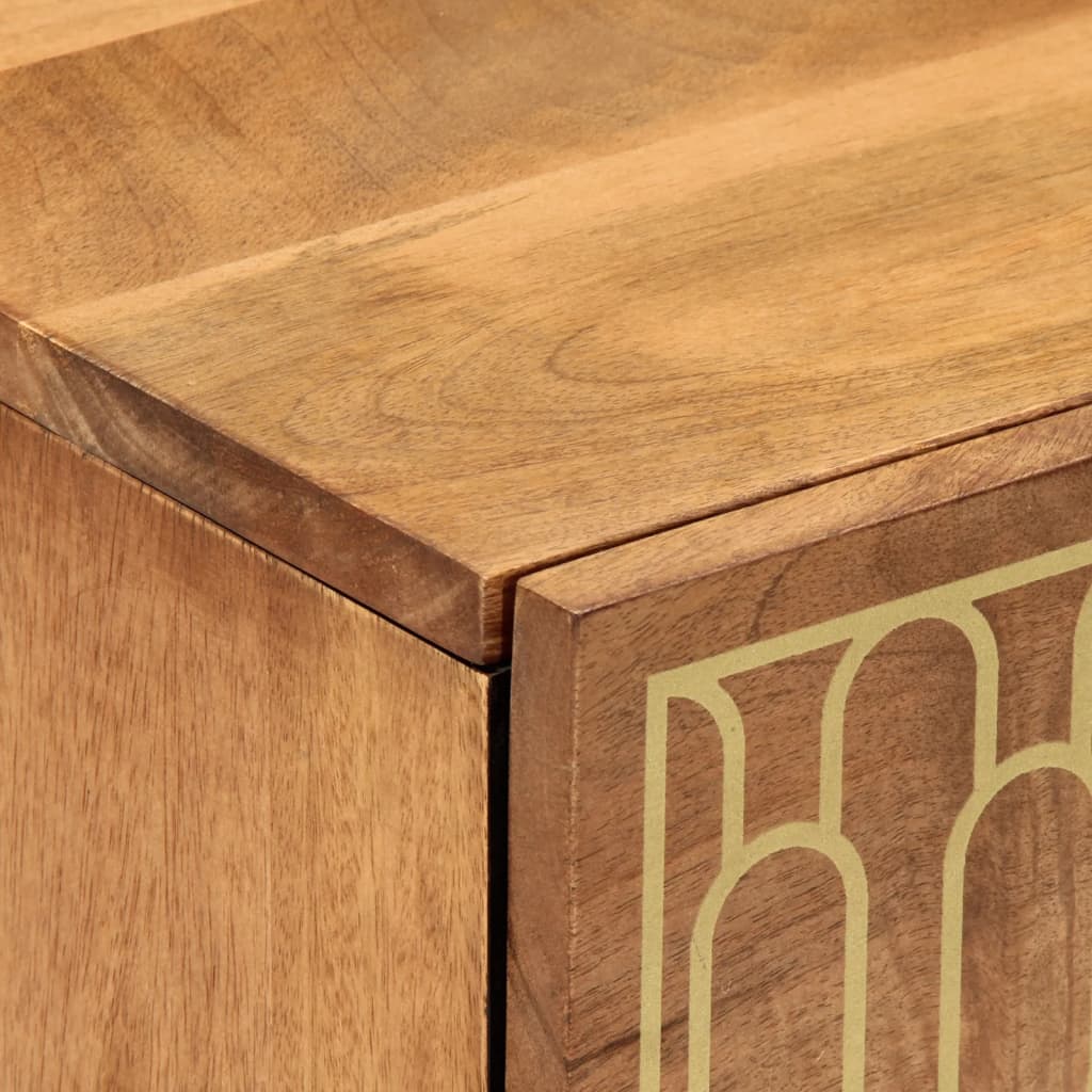 Nightstand 40 x 33 x 46 cm Solid Mango Wood
