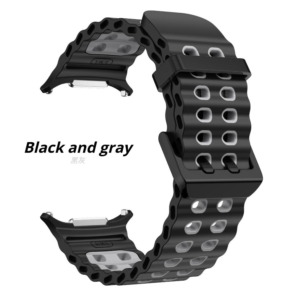 Ocean Silicone Band For Samsung Galaxy Watch Ultra 2 47mm Original Breathable Wristband Correa for Galaxy Watch Ultra 2024/2025/2026 Strap