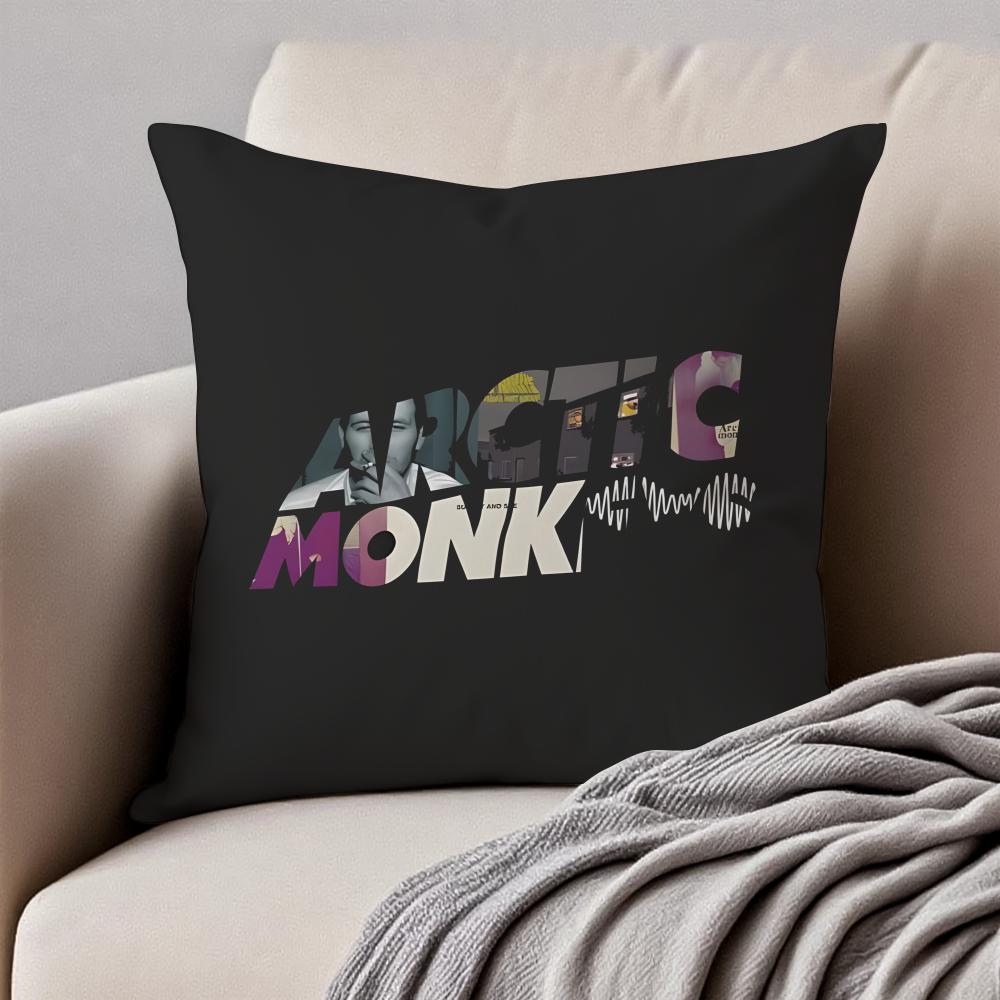 Модная Классная A-Arctic Monkeys Группа Иконическая Наволочка Подушка Антипылевой Невидимая Молния Короткий Плюш Диванная Подушка