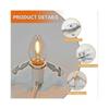 5 Base C7 String Bulbs Christmas Village Light Accessory Cord with 5 Led Light Bulb