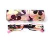 Bayline Reading Glasses 2085 Modern Nordic Flower Includes Matching Hard Case Stylish Gift for Women (Reading Glasses) / (Power +2.50, Pink) / / /