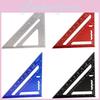 Woodworking Triangle Ruler With Aluminum Alloy Construction For Carpentry And Diy Projects
