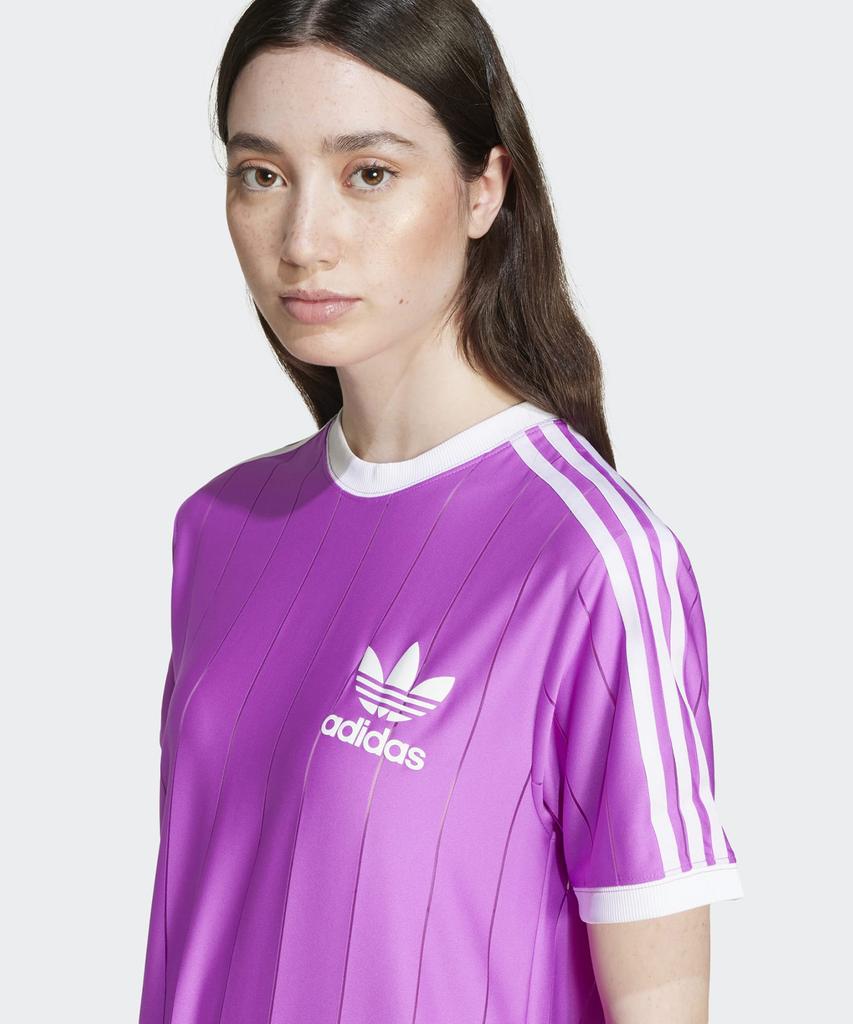 adidas Футболка в полоску 3S - Фиолетовый / Iy7225