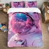 Duvet Cover Set Bedding Decorations Single Double Large Size Queen Bed Comforter Sets Art Fashion Astronaut Pillowcase Linen
