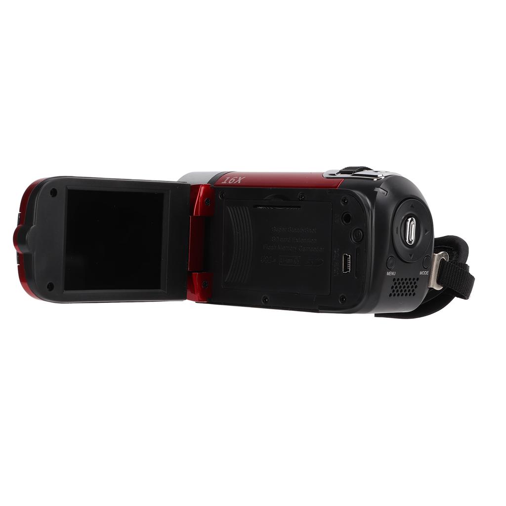 Video Camera Camcorder Full HD Camera Recorder 270 Degrees Rotation 2.7 Inch Color Screen 16X Zoom Digital