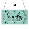 Деревянная Прачечная Деревянные Таблички Подвеска на Дверь Таблички для Прачечной Настенная Табличка Декоративная Табличка Таблички с Напечатанными Буквами Дверная Табличка