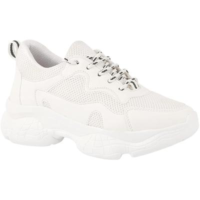 Женские кроссовки на блочном каблуке Shoetopia Белые (8 UK)