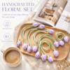 10Pcs 38cm Length Curtain Tiebacks Polyester Ponytail Holders Elegant Hair Accessories  Home Decor