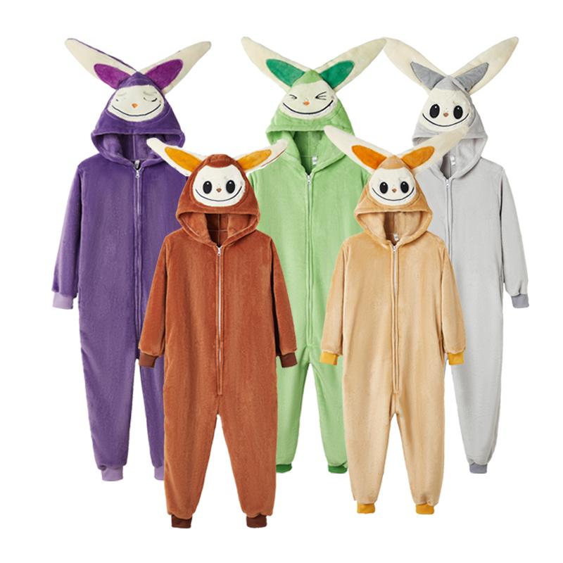 Детский кигуруми-комбинезон с капюшоном и ушками - Идеально для Хэллоуина, Дней рождения и многого другого