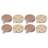 4Pair 10in Electric Scooter Disc Brake Universal Brake Pad Accessory Copper Based Metal
