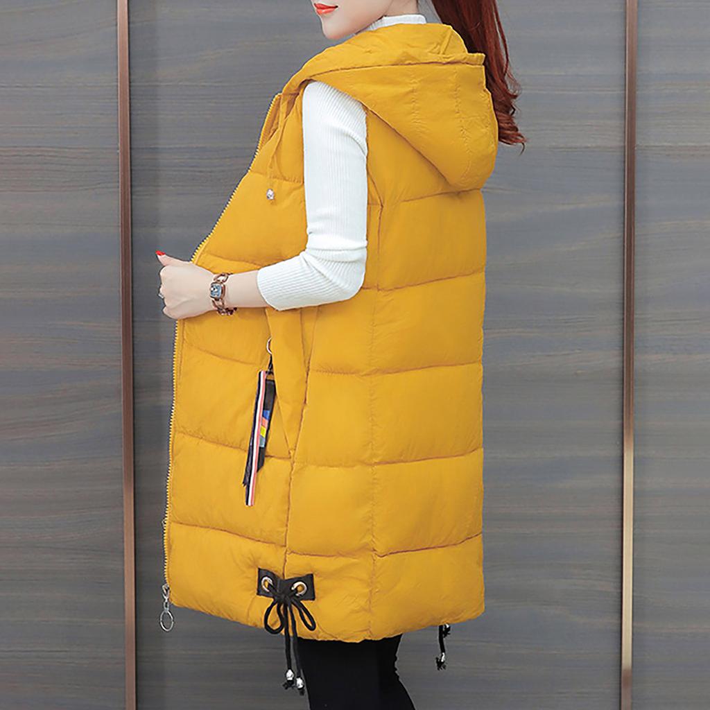 Женская теплая однобортная хлопковая куртка больших размеров с капюшоном средней длины, тонкий кардиган, пальто