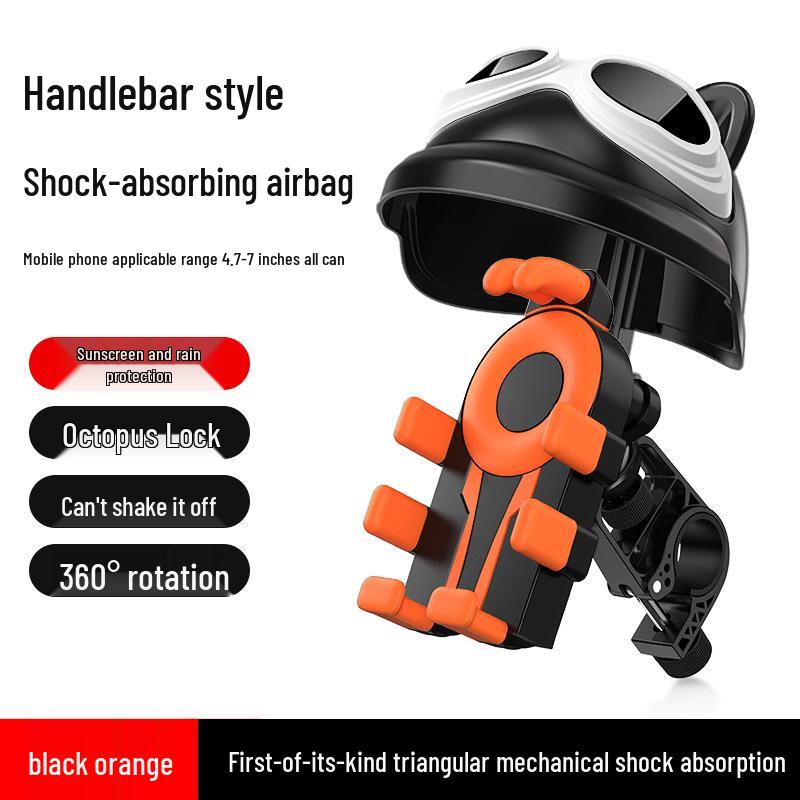 Противоударный Дождезащитный Держатель для Телефона для Электромобилей, Мотоциклов и Шлемов для Доставки с Солнцезащитным Козырьком и Поддержкой Навигации.