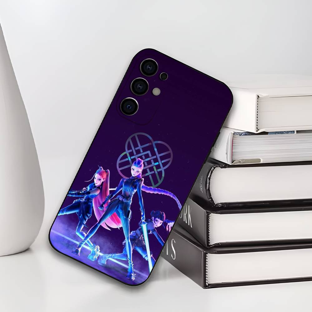 K-Pop D-Demons Hot H-Hunters Phone Case For Samsung S25,S24,S21,S22,S23,S30,Ultra,S20,Plus,Soft Silicone Black Cover