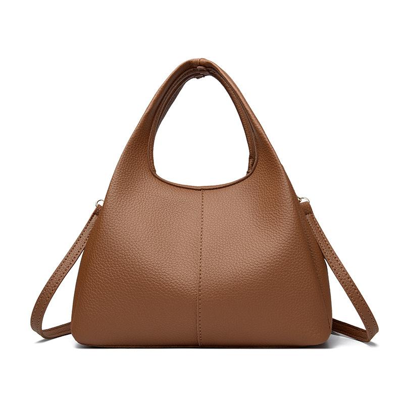 New Lychee Pattern Handbag Simple Single-shoulder Crossbody Bag Commuting Shoulder Bag