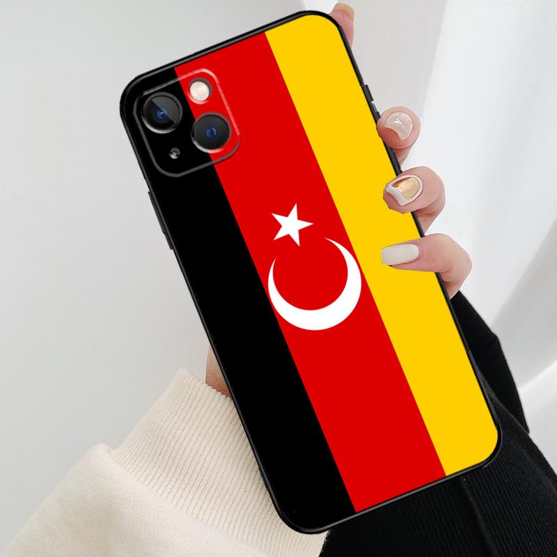 Республика Турция Реалистичный чехол для телефона с флагом для iPhone 17 Pro Max 14 13 12 11 15 16 Pro Max mini 16 15 Plus 16e 17 Air Cover