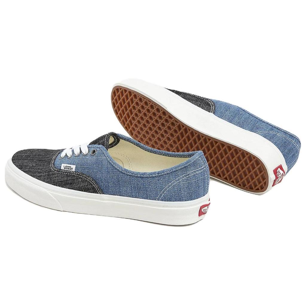 Vans Authentic Threaded Denim - Blue Black Unisex Sneakers Threaded-Denim-Blue White VN000BW5Y6Z