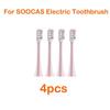 Для Soocas X3/x3u/x5 Сменные насадки для зубных щеток, 12 шт., насадки для чистки зубов, электрическая зубная щетка Sonic, насадки с мягкой щетиной