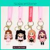 Новый силиконовый брелок Blackpink Милый брелок для сумки пары Автомобильный аксессуар