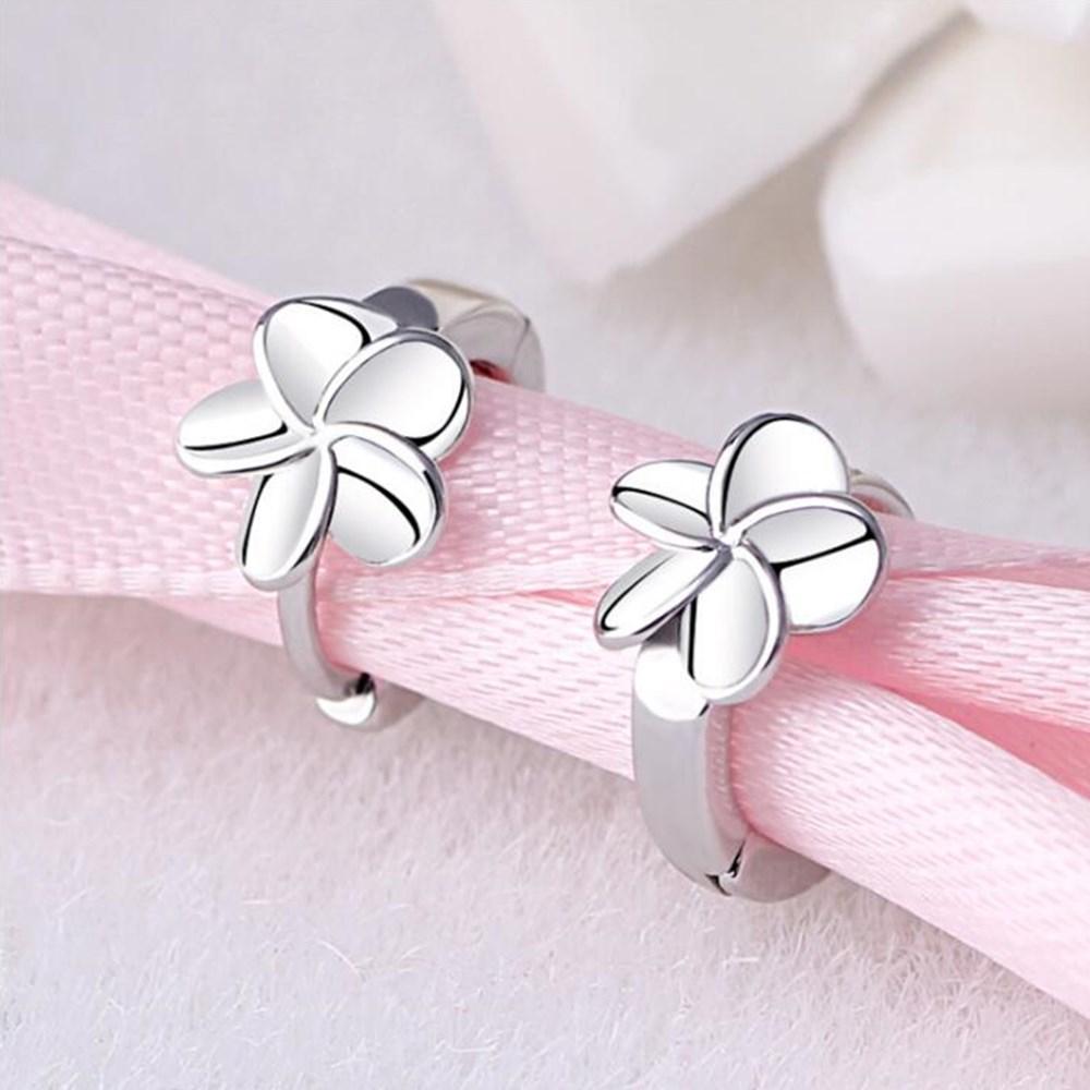 Модные элегантные серьги-кольца из стерлингового серебра 925 пробы для женщин, вечерние, свадебные украшения, аксессуары Eh1327