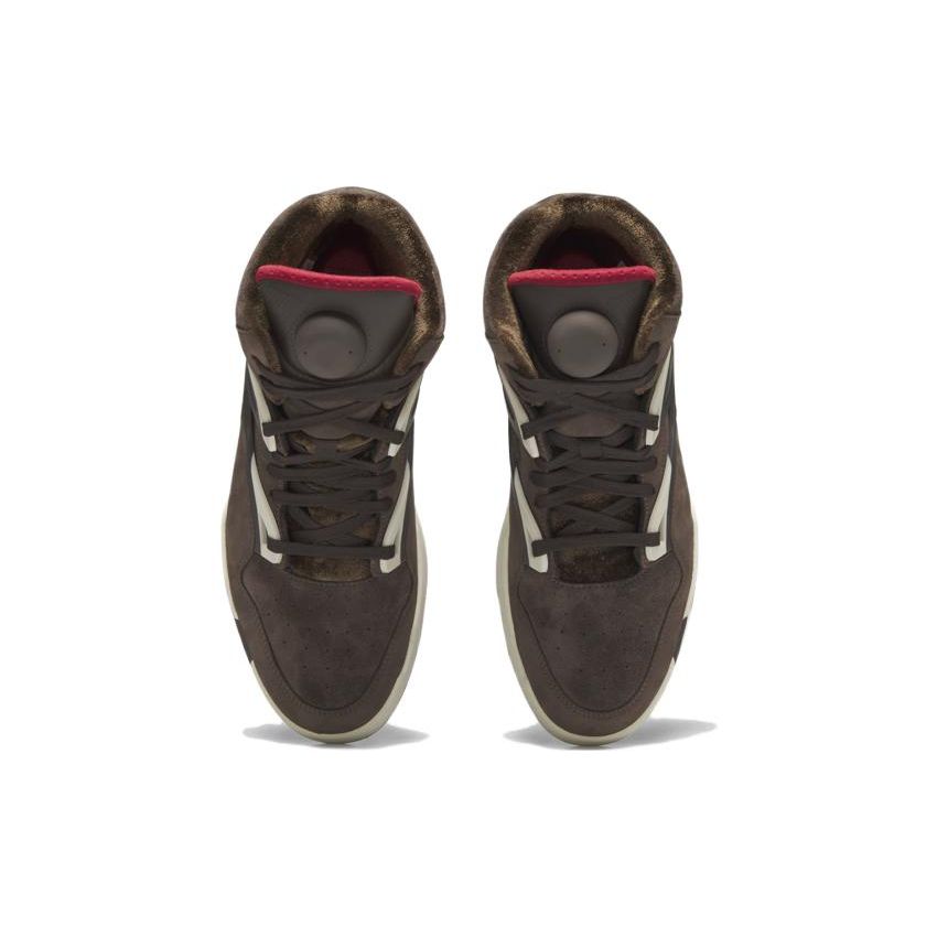Reebok Кроссовки унисекс Pump Omni Zone 2 ко Дню святого Валентина Коричневые гризли-коричневые темно-коричневые IE9342