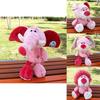 Soft Plush Animal Dolls Set Lion Elephant Rabbit Kids Toy For Bedroom Decor
