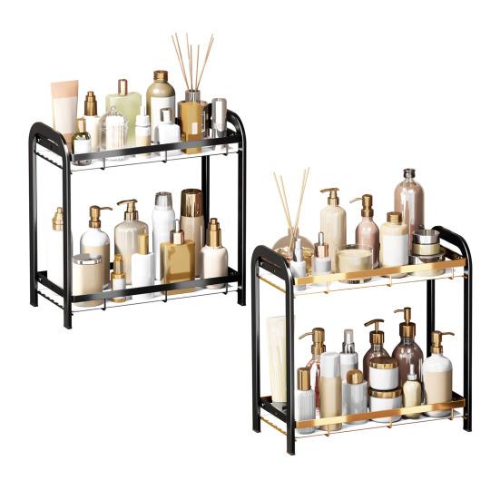 Стеллаж для хранения Yousheng Прочная конструкция Устойчив к коррозии Простая установка Универсальный органайзер для ванной комнаты Полка для хранения