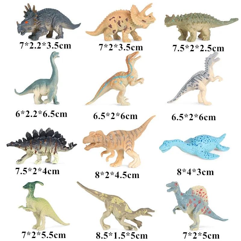 Oenux Монтессори Миниатюрный Лев Акула Лошадь Динозавр Животные Модель Набор Фигурки Фигурка Зоопарк Милый Образование Детская Игрушка Подарок