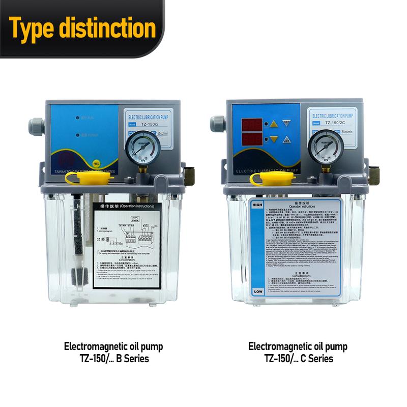 2L 3L 4L Lubricant Pump Automatic Lubricating Oil Pump with Pressure Gauge Semi Automatic or PLC control For CNC Lathe