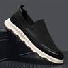 Fashion Men's Loafers Soft Sole Comfortable Mesh Fabric Anti Slip Summer Thick Sole Breathable Fashion Versatile Sports Men's Shoes