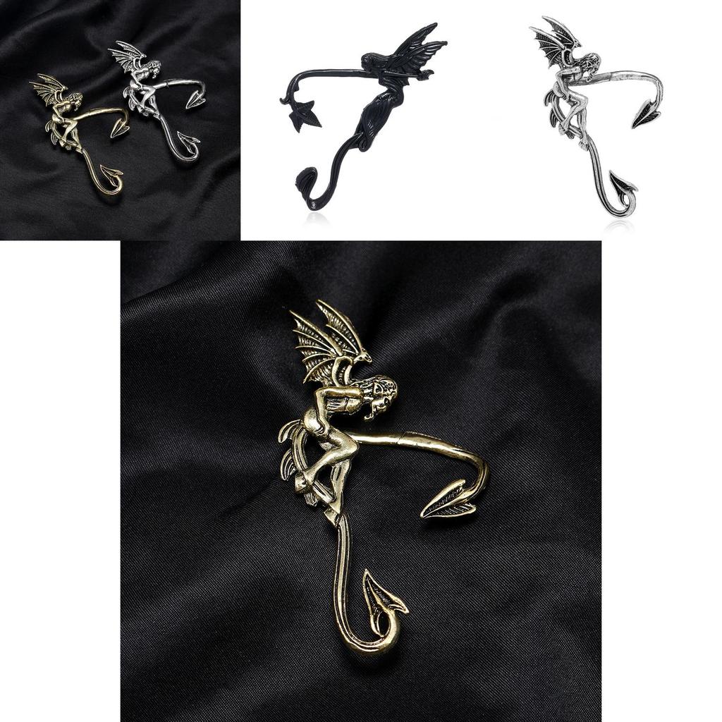 Gothic Punk Earring Cuff Jewelry With Alloy Material For Women