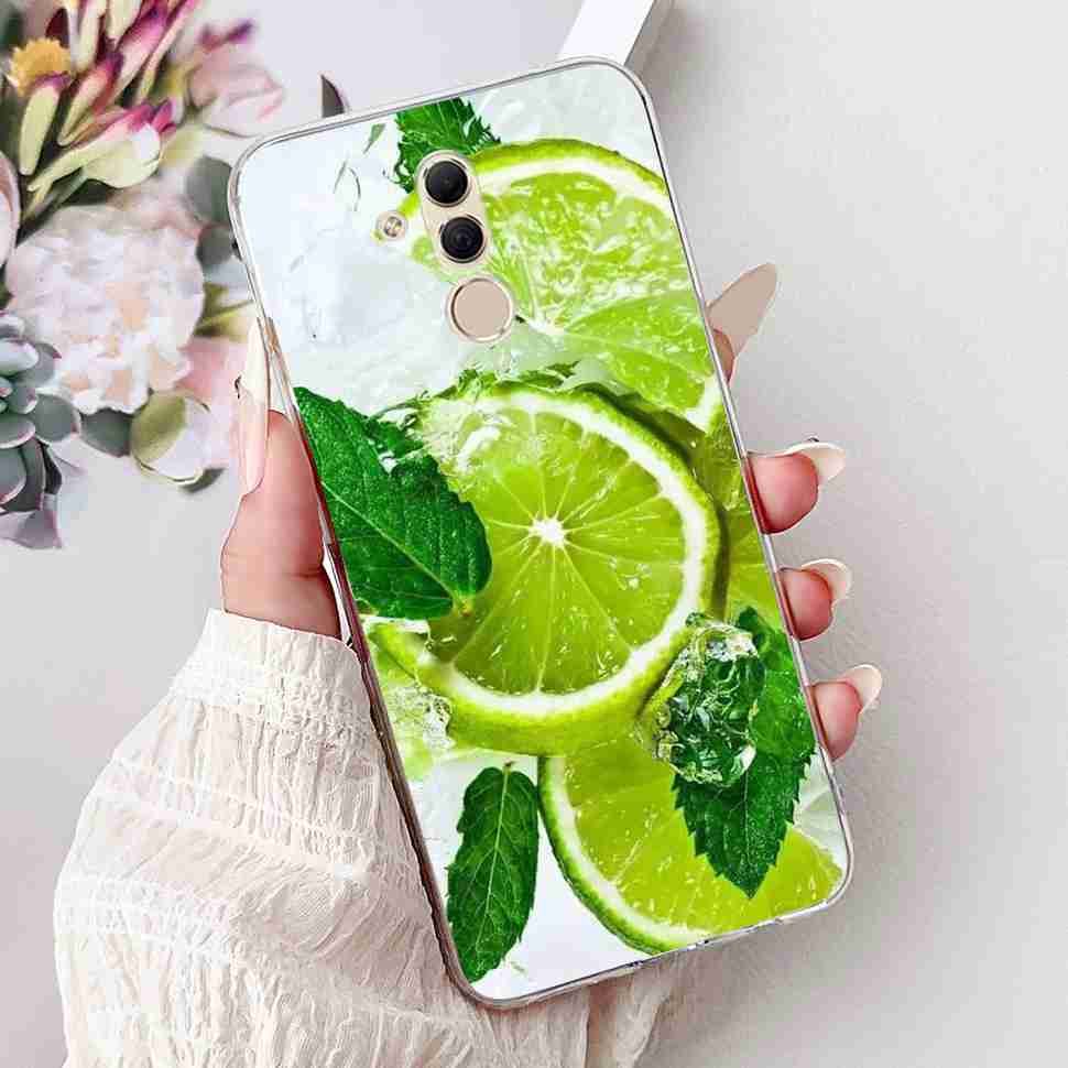 For Huawei Mate 20 Lite 6.3" Case SNE-AL00 Cute Cat Soft Silicone Cover For Huawei Mate 20Lite SNE-LX1 Colorful Butterfly Shell