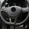 Для Volkswagen VW Tiguan MK2 Golf 7 7.5 Polo T-Cross T-ROC Jetta 2017- Накладки-рамки кнопок рулевого колеса наклейка