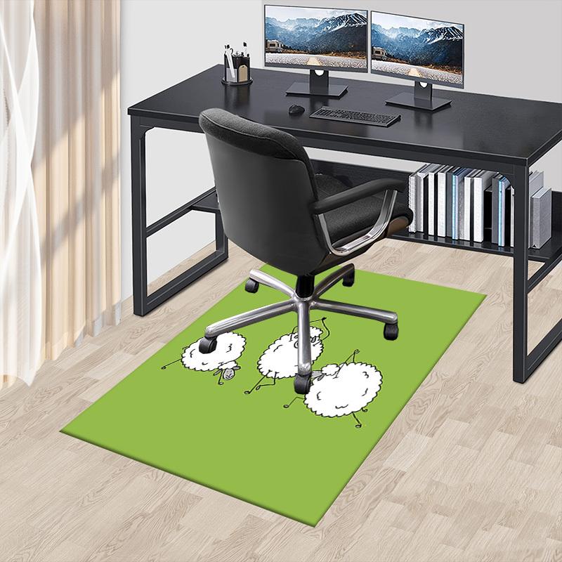 1 шт. ковер с рисунком «Танец овец», очень большой, нескользящий, для пола, офиса, семьи, спальни, большой ковер, ковер для помещений, яркие цвета