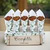Wedding Cones Kraft Paper Cone Holder, Confetti Cones Box Tray for Wedding Party Ceremony, Table Centerpiece Decoration