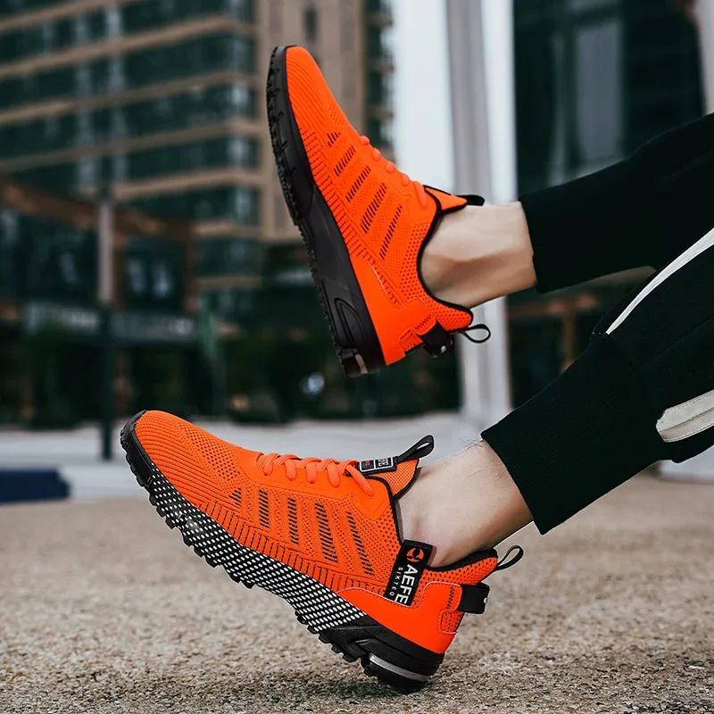 Модный тренд Мужские оригинальные кроссовки Обувь Платформа Мягкая подошва Высококачественные Повседневные кроссовки Беговые На шнуровке Уличная тренировочная обувь Обувь