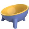 Raised Tilted Elevated Bowl Pet Cats Food Water Dish Backflow Prevention Feeding Dispenser Container
