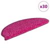 Коврики для ступеней 30 шт.. 65 x 21 x 4 см Розовый Полукруглый Большой