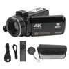 Video Camera Camcorder 4K 56MP HD 18X Digital Zoom 3 Inch Rotation Touchscreen Wireless Digital Vide