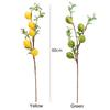 Plastic Simulation Lemon Fruit Tree DIY Fake Plants Artificial Lemon Branch  Party Wedding Decor