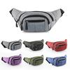Unisex Large Capacity Sports Waist Pack - Durable Fitness Belt Bag with Reflective Strip, Waterproof Running Fanny Pack Gym & Outdoor Chest Bag