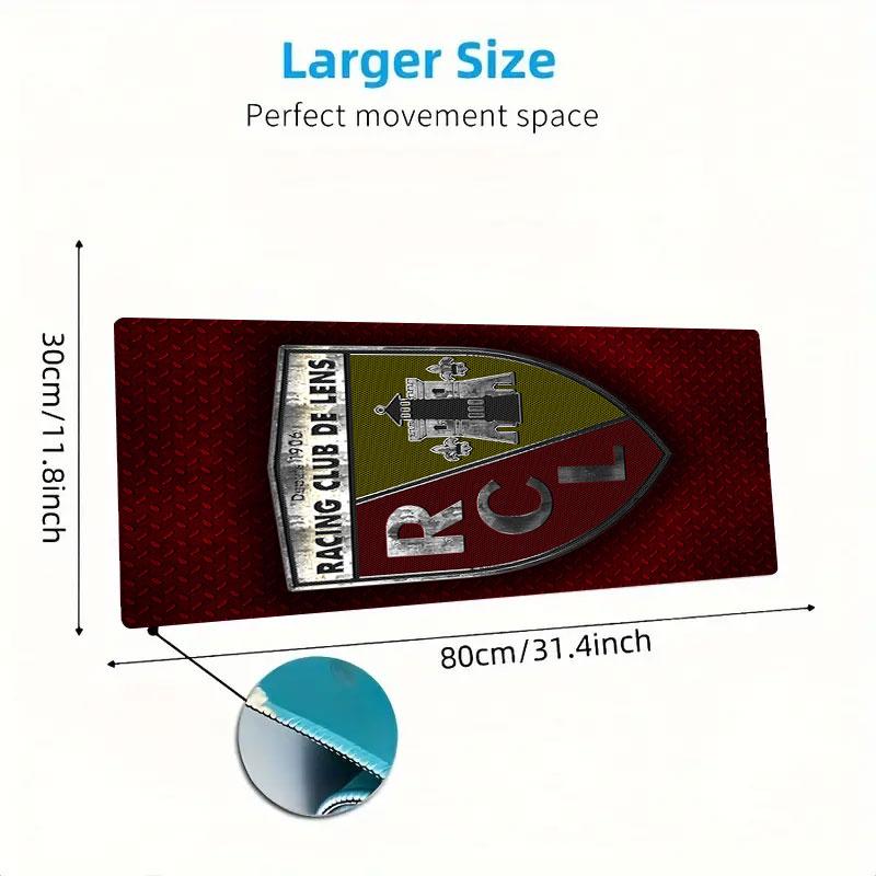 RC Lens Mouse Pad, Large Gaming Desk Mat, Non-slip XXL Mousepad for Laptop & Tablet, Mini PC Playmat with Stitched Edges