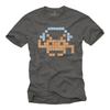 Sound Space Invaders Men's Nerd T-Shirt with Headphones - Men's Dj Music Shirt