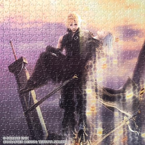 Final Fantasy VII Advent Children 1000-piece Jigsaw Puzzle Key Visual Cloud & Kadaj