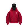 Heavyweight Retro Men Zip Hoodie Winter Warm Casual Sweatshirt Y2K with Hooded Face Mask Zipper Design Sports Jacket Outdoor Activities