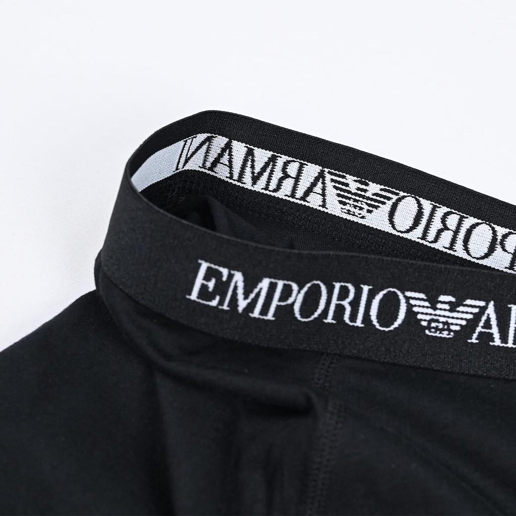 Emporio Armani Underwear Boxer Shorts 3 Pack Black Navy Gray M Size 111610 CC722 94235 M Men's [Item]