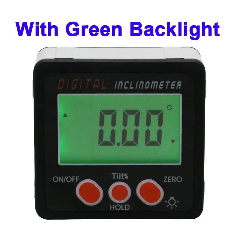 SHANHR Electronic Protractor Inclinometer Bevel Box Angle Finder Digital Inclinometer With Backlight Angle Measurement Gauge