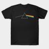 Men Black Print T-shirt Super Large TShirt 50th Anniversary The Dark Side of the Moon (2023) No-Cut Transfer Paper Print Cotton Tshirt