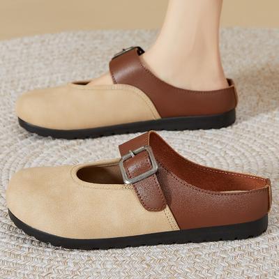 Женская обувь новая модная универсальная полуплатформа легкая обувь Boken мягкая подошва удобная повседневная обувь дышащие тапочки